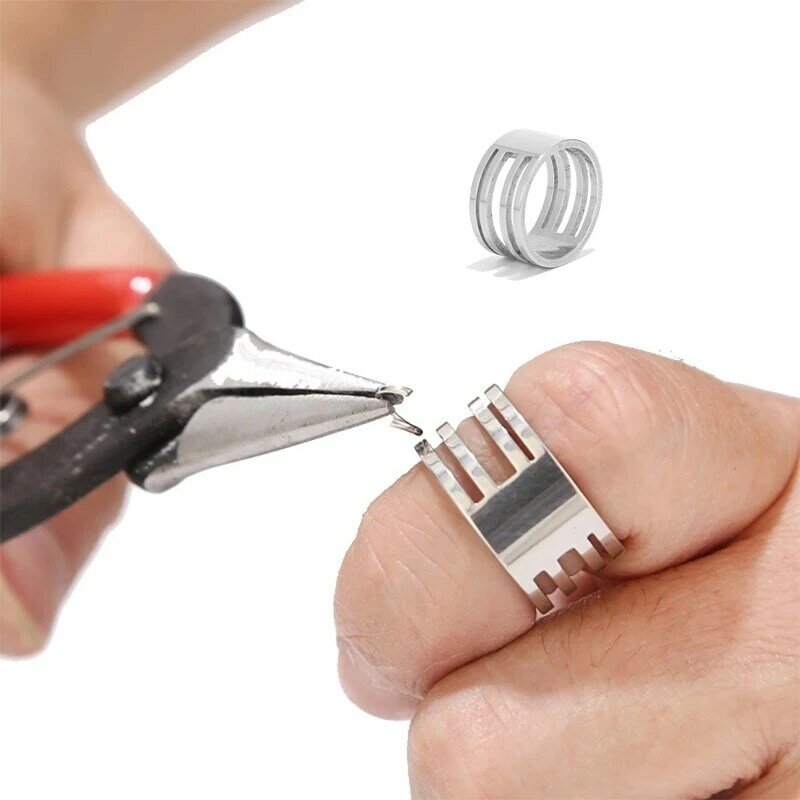 Sprung ring öffner Schmuck machen Öffnen und Schließen Werkzeug Fingerring einfach öffnen DIY Schmuck Befunde