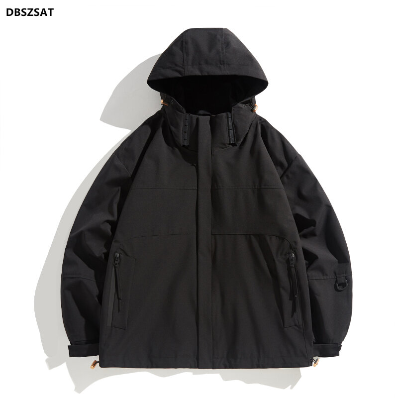 Jaqueta de Parkas de beisebol solta masculina, casacos quentes grossos, casaco acolchoado, moda Harajuku, streetwear masculino, inverno