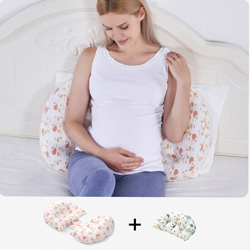 Nuovo cuscino premaman in vita di cotone per le donne incinte cuscino per la gravidanza U cuscini per tutto il corpo per dormire cuscino per gravidanza prodotto