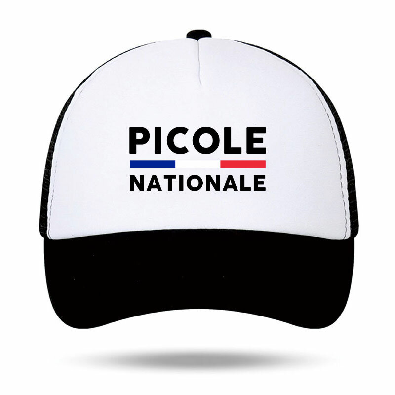 Modna pianka z nadrukiem Picole Nationale czapka typu Trucker dziewczynka Boy dusić na czapka typu Snapback plaży dla dorosłych z regulowaną daszki ochronne