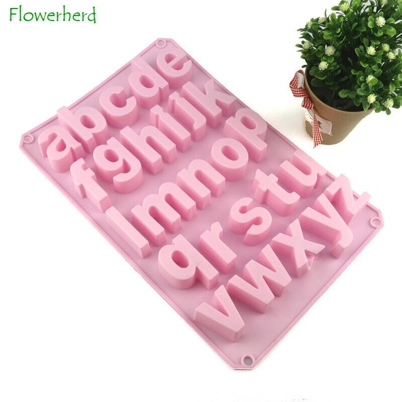 Silicone Alphabet Molds for Concrete Cement Capital Letter Number Mold Resin Cake Mold DIY Plaster Handmade Home Decor Tools