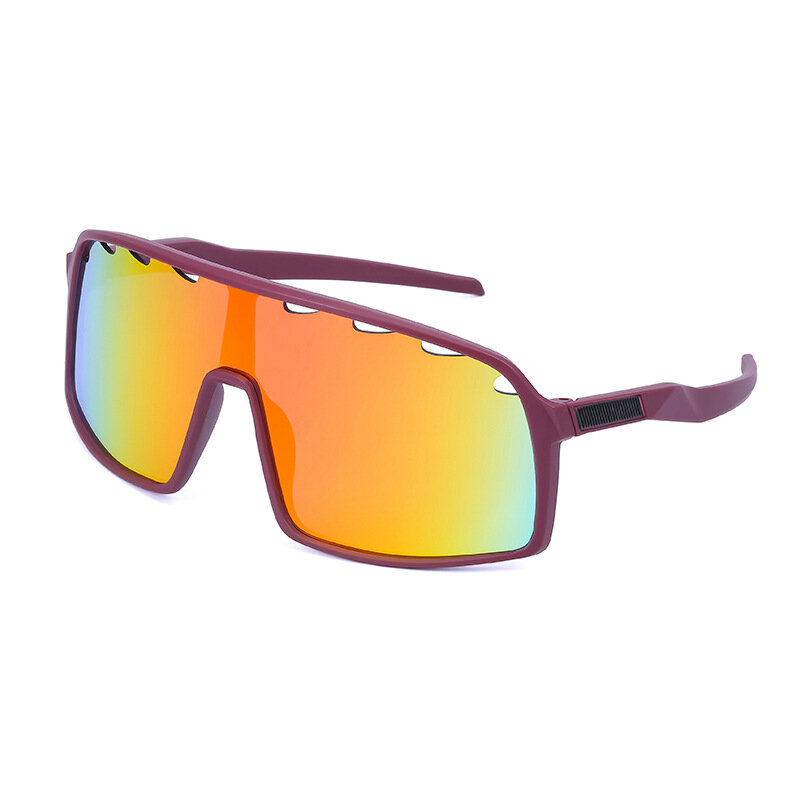 Luxusmarke tr90 Flat-Top-Brille Sonnenbrille Frauen blauen Rahmen verspiegelte Linse wind dichte polarisierte Sonnenbrille Frau uv400