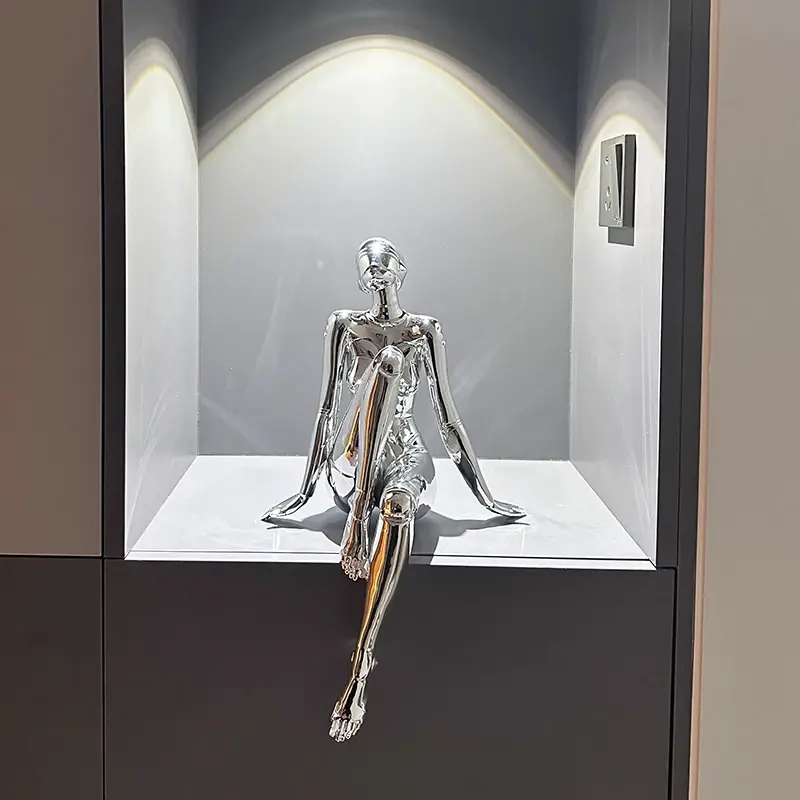 Sculpture de Déesse Mécanique pour Décoration de Chambre, Statue de Meuble TV, Bureau, Artisanat, Cadeaux
