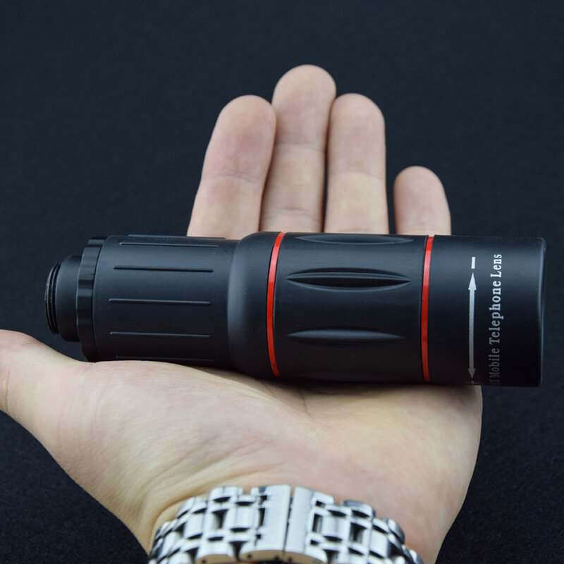 Mini Telescope Telephoto Lens 18X Zoom lens with Tripod Monocular Mobile Phone camera Lens for Smartphones lente para celular