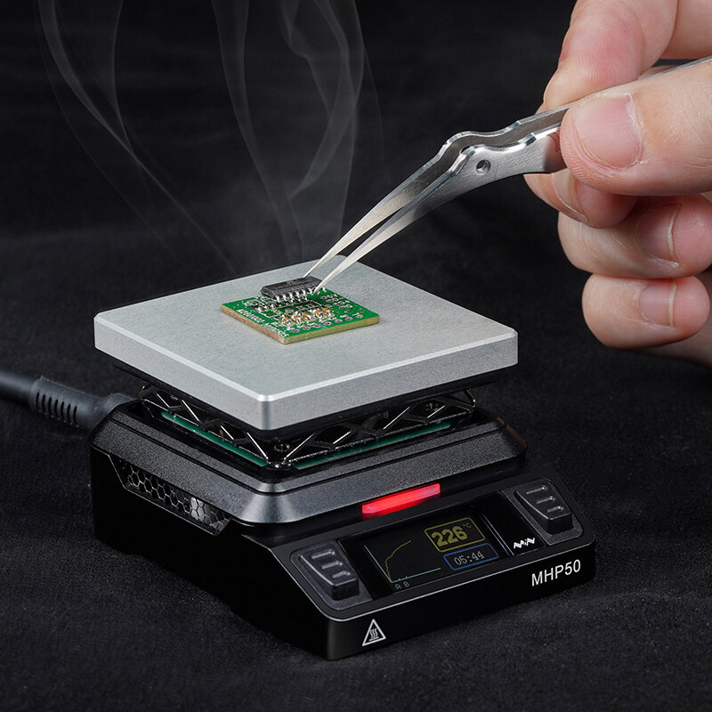 Мини-нагревательная пластина SMD Mhp50, устройство для предварительного нагрева печатной платы