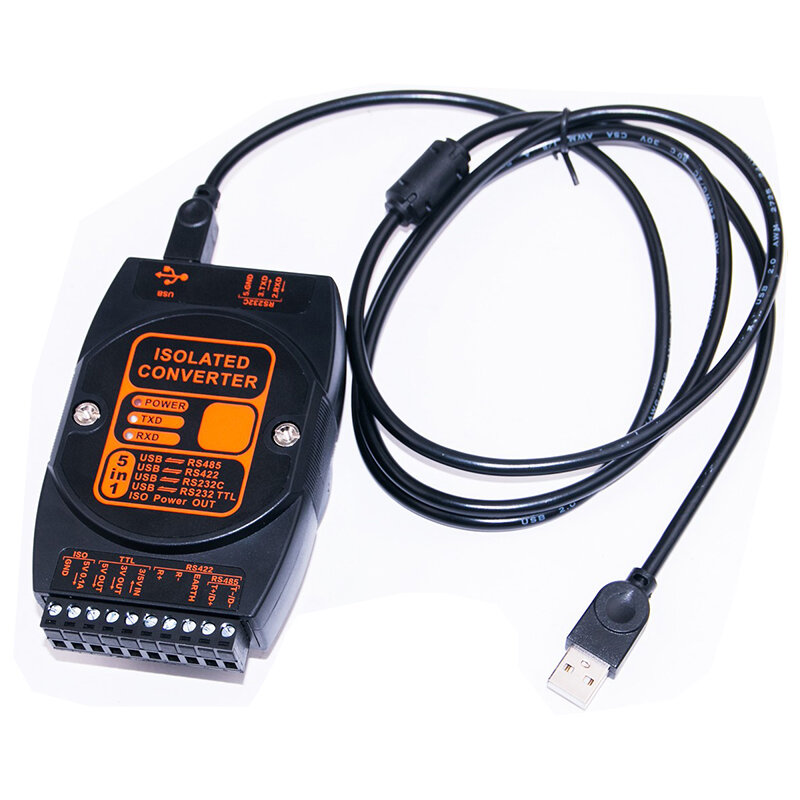 Преобразователь DCM2610A с USB на RS485/422/232/TTL/5 В, последовательный преобразователь 232 485 422, кабель TTL, изоляционный Тип USB