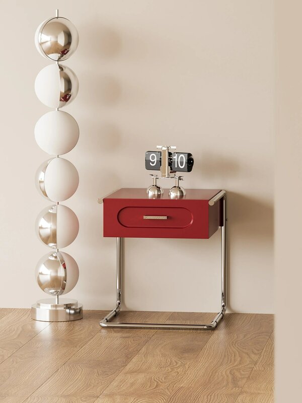 Simple ins Bauhaus diseño pequeño Familia multi-función pequeño Gabinete mesita de noche armario de almacenamiento