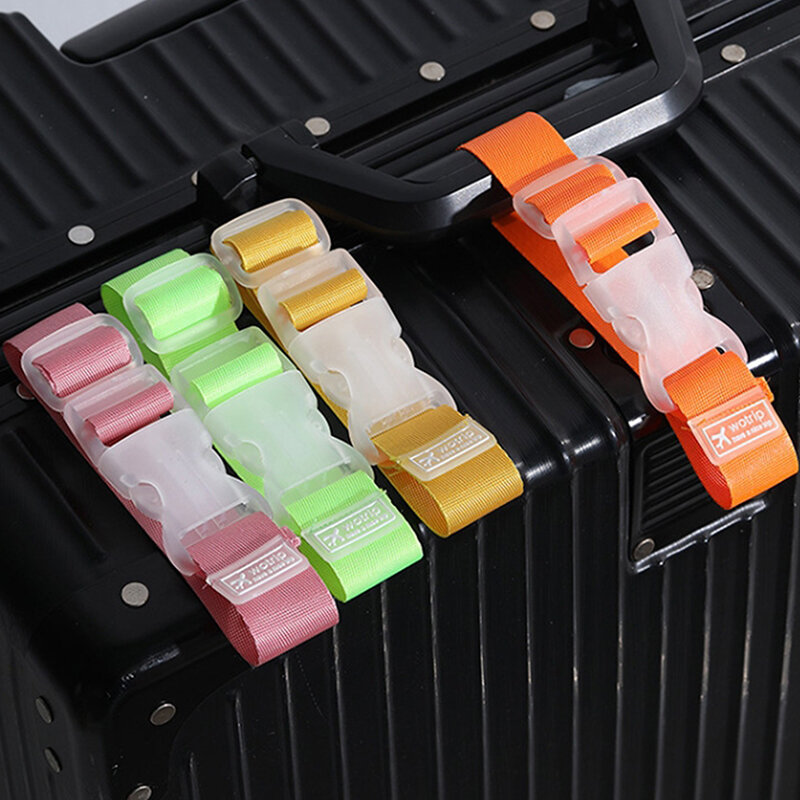 Trolley da viaggio regolabile valigia da appendere cinghie con fibbia accessori per bagagli cinghie per borsa da valigia ganci per cintura da viaggio