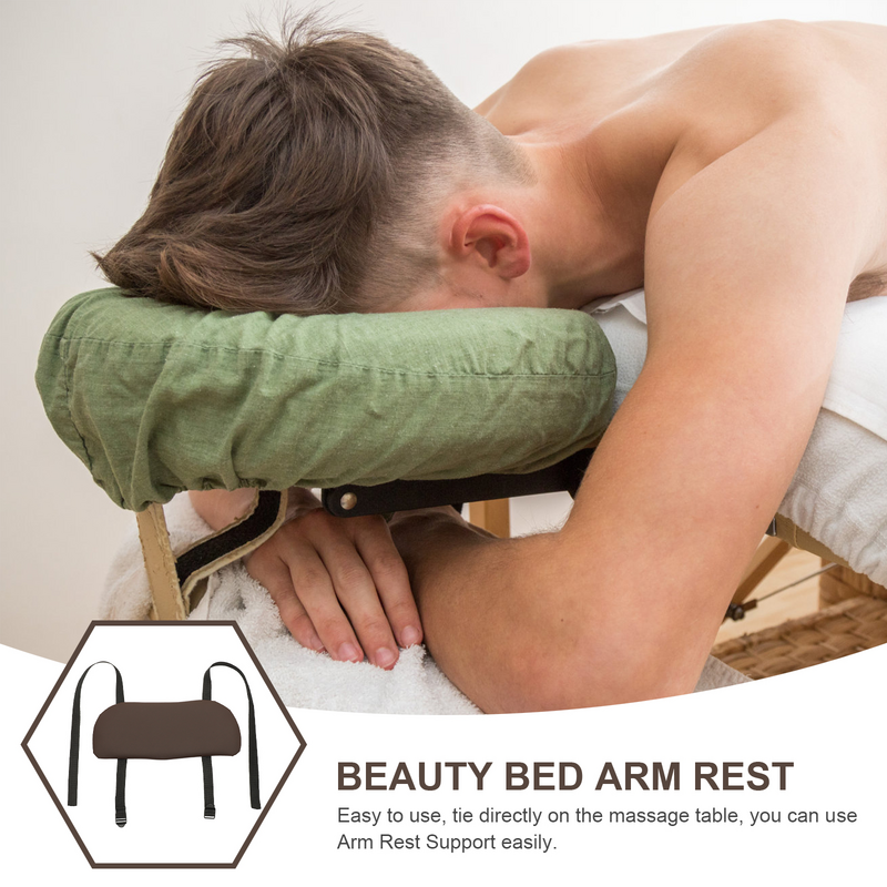 Lettino da massaggio bracciolo tavolo accessori per letto accessorio confortevole Hanging Beauty Pedal portautensili universale portatile Pad