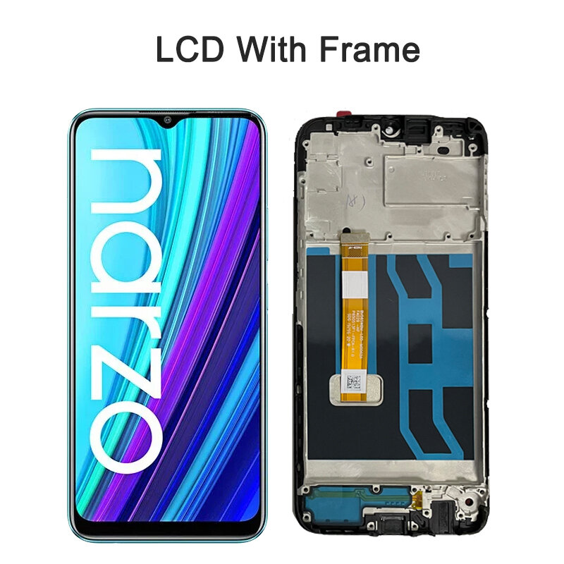 6.5" Original For Realme Narzo 30A RMX3171 LCD Display Touch Screen Digitizer Replacement For Realme Narzo30A Display