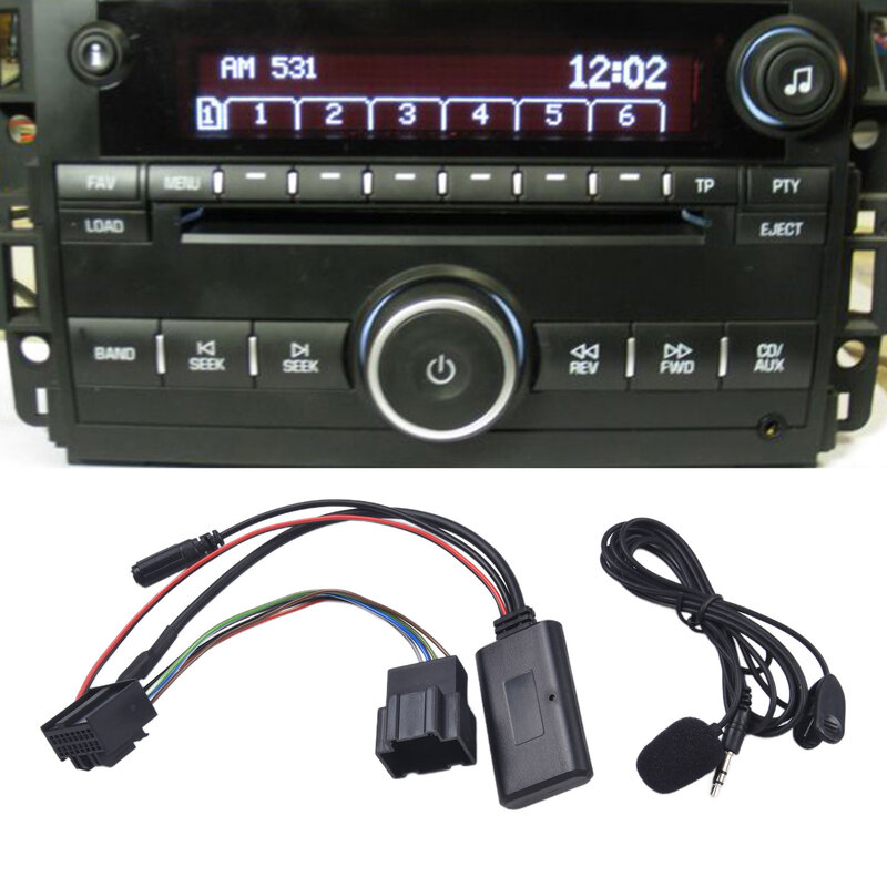 Bluetooth bebas genggam musik telepon Mp3 Aux In Adaptor \ modul kabel untuk Saab 9-3 9-5 ganti Aksesori Mobil