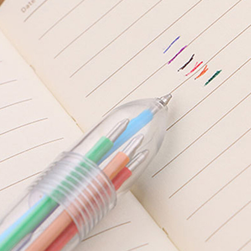 Bolígrafos retráctiles de punta fina, escritura suave, fácil Conmutación de Color, paquete de 30, 6 en 1