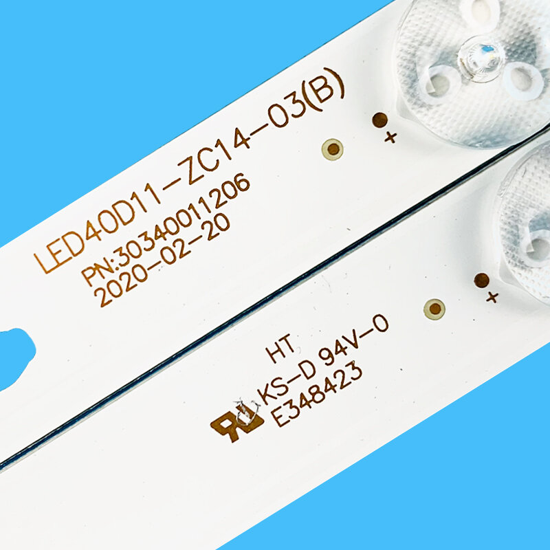 Nuevo lote de 4 LED de 800mm para TV JVC 40, LT40E71, A, LSC400HN01, G01, LED40D11, ZC14, 03, ZC14, 01, LED40D11-ZC14-03 (B)