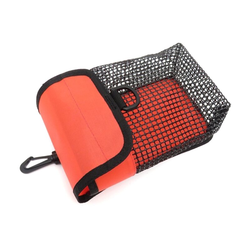 Snorkeling Equipment Carry Pouches Buoys Mesh Storage Pocket Divings Gear Bag H58D
