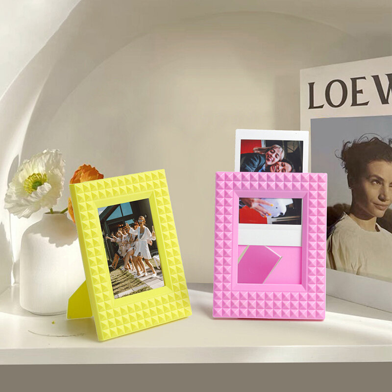 Mini Photo Frame 3 Inch Films Colorful Tabletop Display Use For Fuji Instant Camera Film Photo