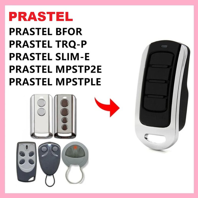 For PRASTEL Remote Control TC4E MPSTP2E Garage Gate Door Opener 433MHz 433.92 MHz Rolling Code Replacement