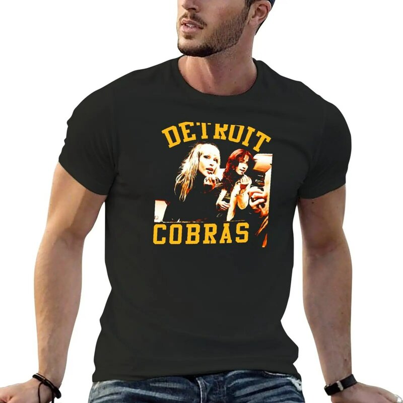 Nowy detroit cobras 11 t-shirt nowe wydanie t-shirt wagi ciężkiej t-shirt męskie graficzne koszulki śmieszne