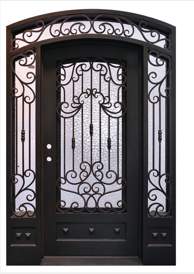Puertas de hierro para cocina, puerta de hierro con foto de diseño, tamaño personalizado, gran oferta