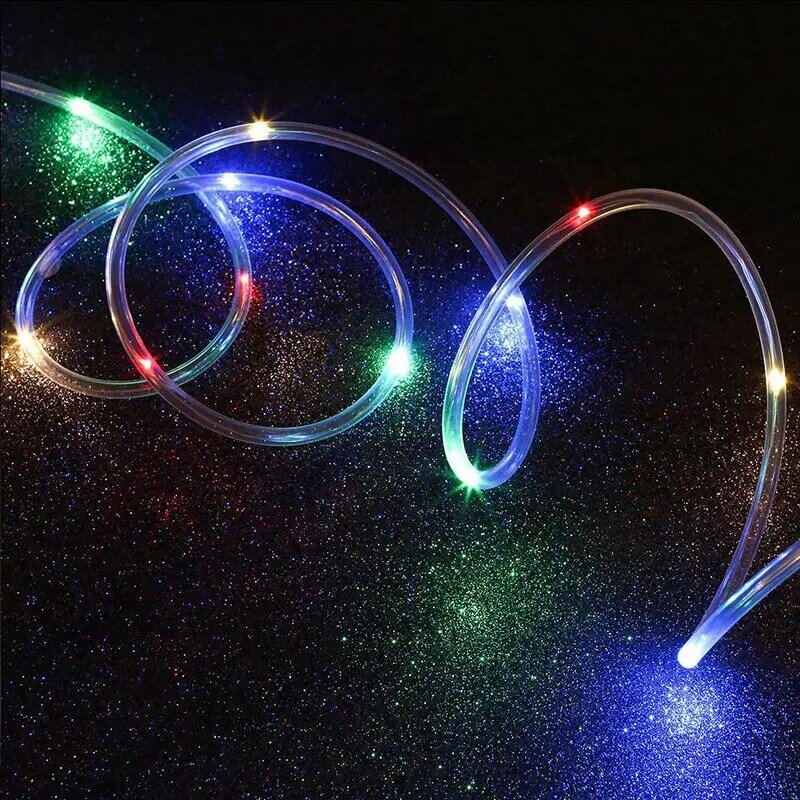 Led Rope Lights Battery Operated Outdoor/Indoor Waterdichte Fairy String Tube Lights 8 Modes Afstandsbediening W/Timer