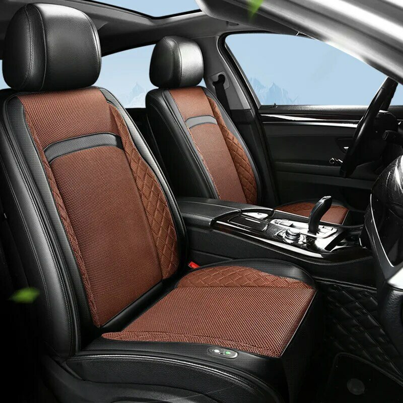 Car Summer Cool Air Seat 16Fans 12V 24V Almofada Com Ventilador Fast Blowing Ventilação Auto Assento Único Cooling Message Pad