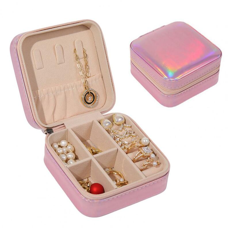 Mini portagioie portagioie espositore portagioie da viaggio anelli in ecopelle orecchini collana bracciali confezione regalo gioielli