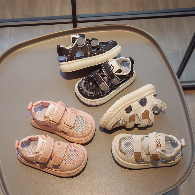 Baskets respirantes en maille pour bébé, chaussures de tennis confortables pour enfants, garçons et filles, mode 2023