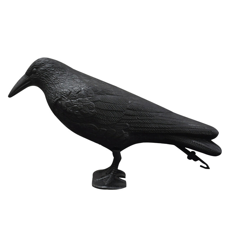 Decoración de simulación de cuervo negro, repelente de aves, Control de plagas, repelente de palomas, decoración de jardín al aire libre