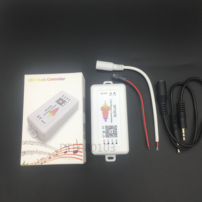 SP108E Wi-Fi WS2811 WS2812B светодиодный музыкальный контроллер SP107E SK6812 SP105E Bluetooth APA102 SP110E WS2801 Пиксели светодиодные полосы DC5-24V