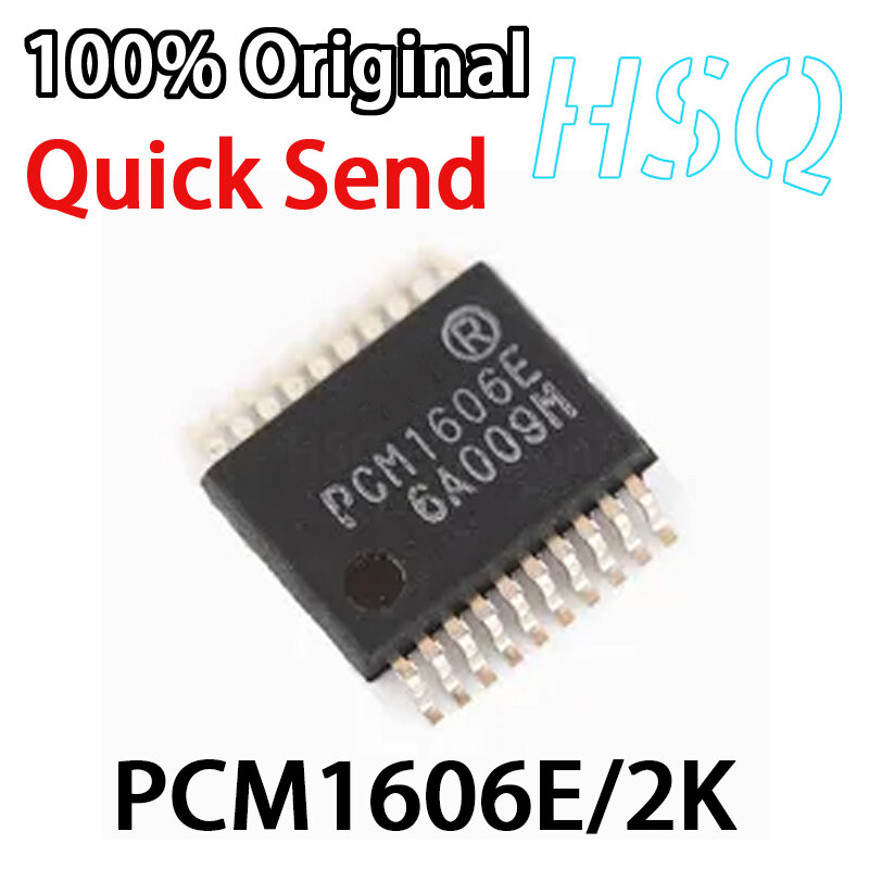 1PCS New Genuine PCM1606E PCM1606E/2K Digital To Analog Converter Patch SSOP-20