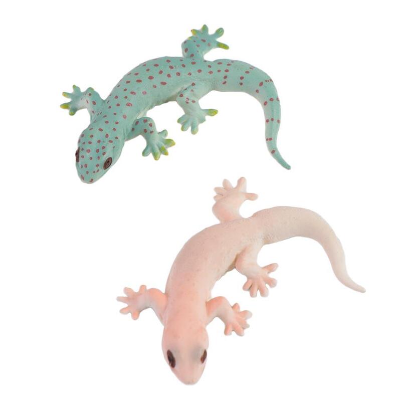 Gecko Streich Requisiten Simulation Eidechse Figuren Familien spiele Erkenntnis Spielzeug Eidechsen Action modell Tierfiguren