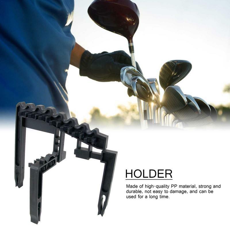 Golf Iron Holder For Bag Holds 9 Iron Club Iron Holder Stacker Bags Organizer Anti-Shake Golf Bag Club Holder Golf Accessories