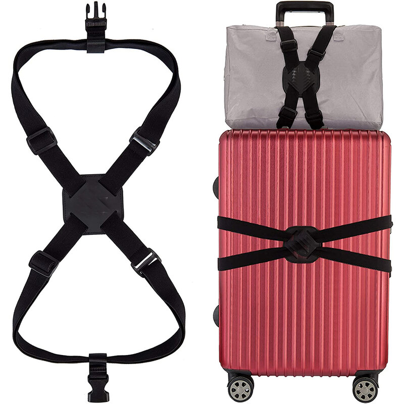 Adjustable 31.5-94.5'' Luggage Bungees Straps Suitcase Box Bag Band Fixing Belts Travel Accessories