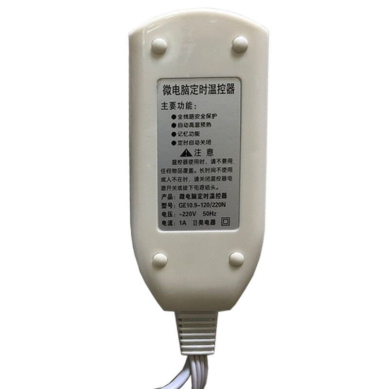 Regolatore di temperatura della coperta elettrica con interruttore di regolazione del tempo Display digitale termostato elettronico intelligente
