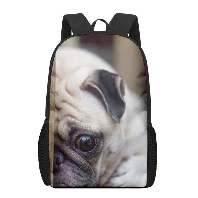 Dog Lovely Personality 3D Print School Backpack for Boys Girls Teenager Kids Book Bag Casual Shoulder Large Capacity Backpack