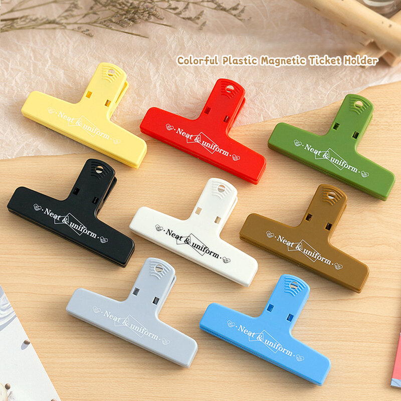 Colorful Magnetic Clips Refrigerator Magnets Fridge Magnets For Whiteboard Fridge Kitchen School Office Organizing Decorating