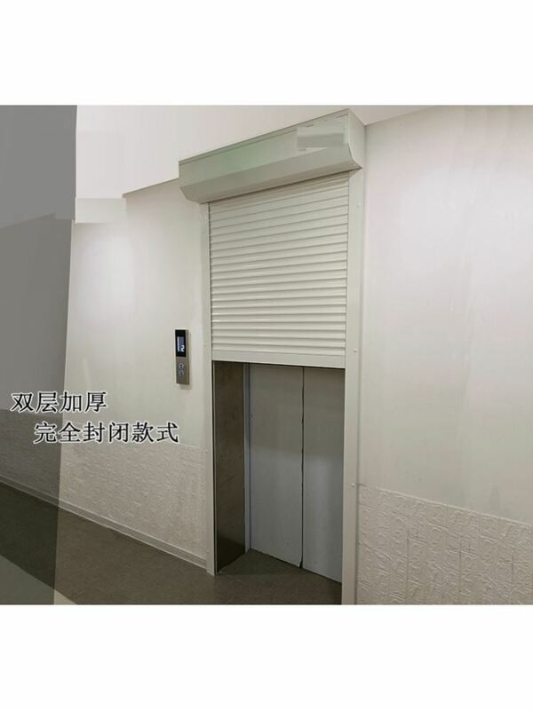 Puerta antirrobo para ascensor, persiana eléctrica pequeña de ventilación para el hogar, persianas enrollables de estilo europeo, ventana de seguridad para Villa