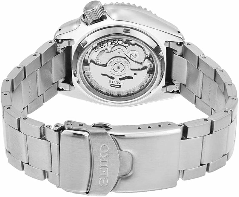 SEIKO-Reloj de pulsera deportivo para hombre, cronógrafo de cuarzo con correa de acero, resistente al agua, redondo y giratorio, serie 5, Original, SRPD53K