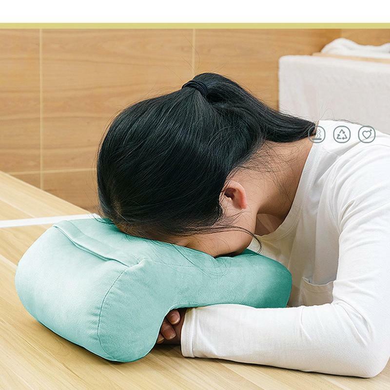  Slow Rebound Pressure Pillow Nap Sleeping Pillow Cushion Memory Foam Arched Arm Pillow, Prevent Hand Numb Anti Pressure