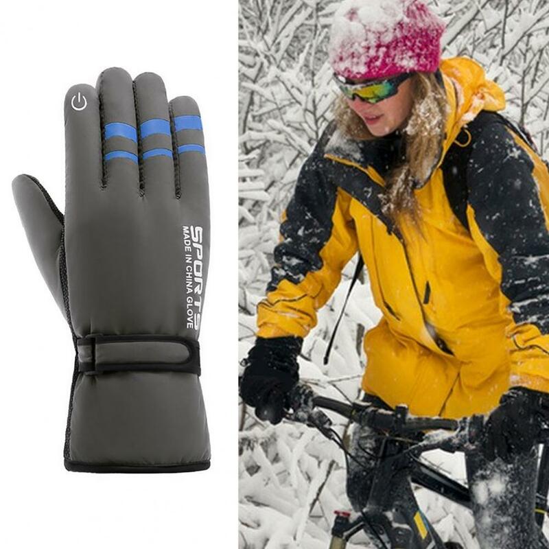 Regens ichere Ski handschuhe Winter wasserdichte Fahrrad handschuhe für Frauen Männer Touchscreen rutsch festes warmes Fleece futter für den Außenbereich