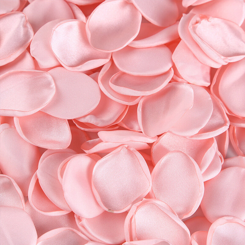 100Pcs Silk Rose Petals for Wedding Artificial Flowers Valentine Party Throw Petals Anniversary Proposal Room mariage decoration