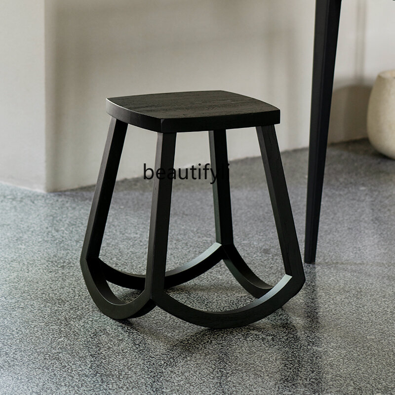 ZqSimple Nordic i styl japoński z litego drewna zmiana butów stołek nocny wspornik korytarz stołek stolik