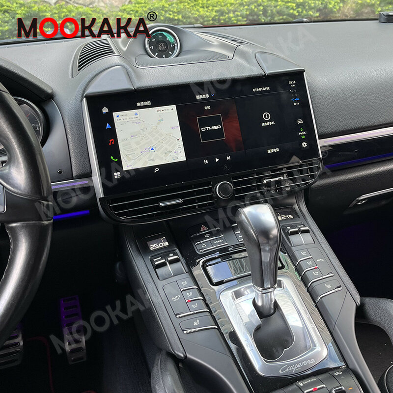 Radio con GPS para coche, reproductor estéreo con Android 13, 12,3 pulgadas, 8 GB, 256 GB, CarPlay, unidad principal, accesorios para coche, para Porsche Cayenne 2010-2016