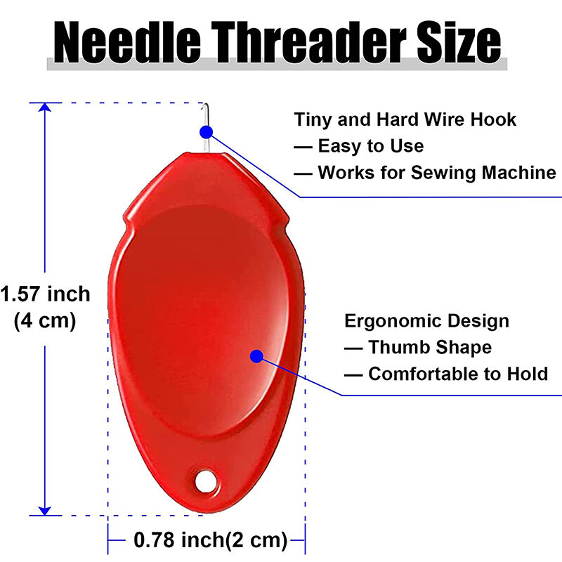 Auto Agulha Threader para Máquina De Costura DIY, Guia Idoso, Dispositivo Simples, Ponto Cruz Ferramenta de Trabalho, 5 PCs, 10 PCs, 20PCs