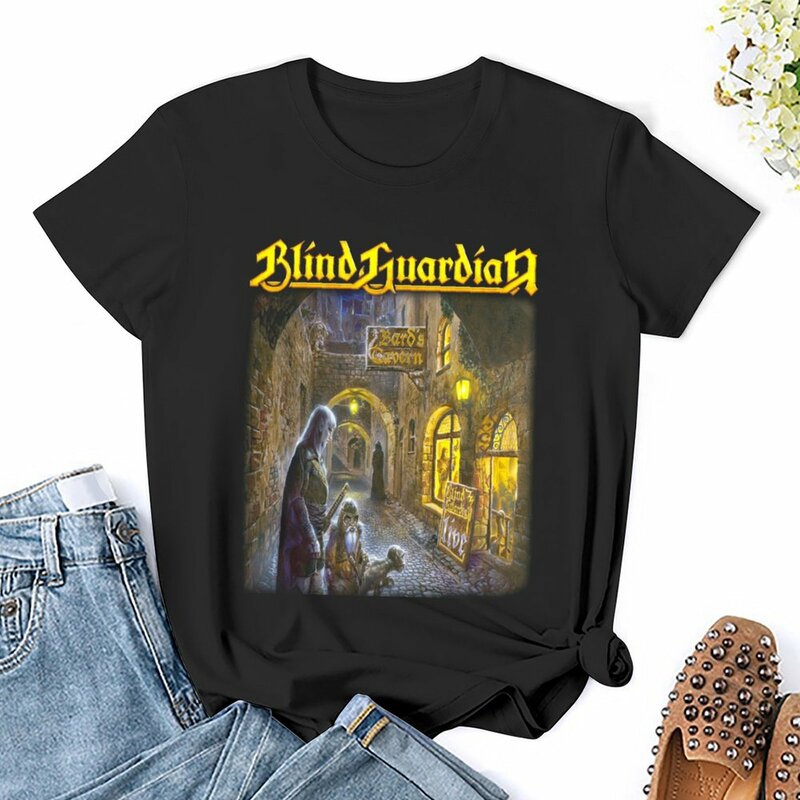 BLIND GUARDIAN T-shirt oversized animal print shirt for girls cute tops spring clothes Women 2024