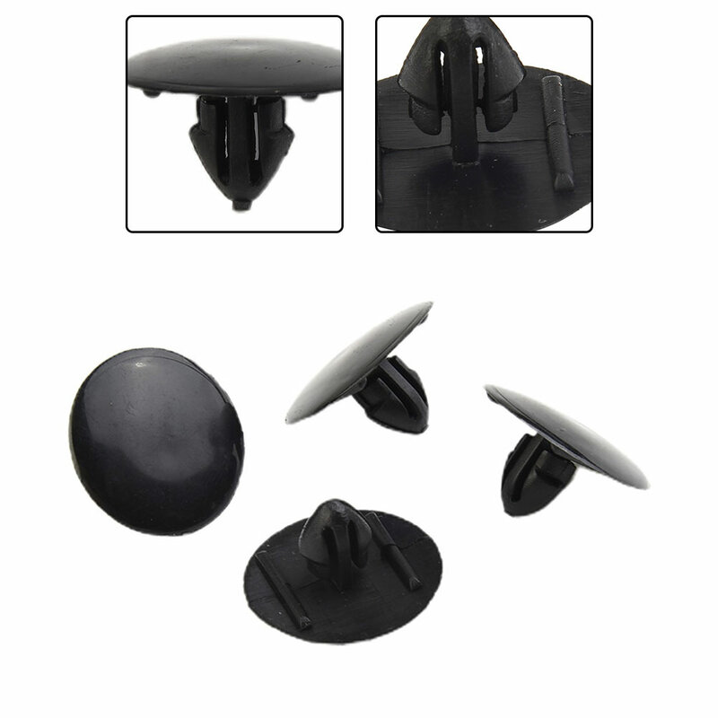 Kits de aislamiento de Clip fijo, piezas de plástico, retenedor de 10mm, 90467 ", capó de 25 piezas 25mm, abrazaderas negras, 09050-17/64