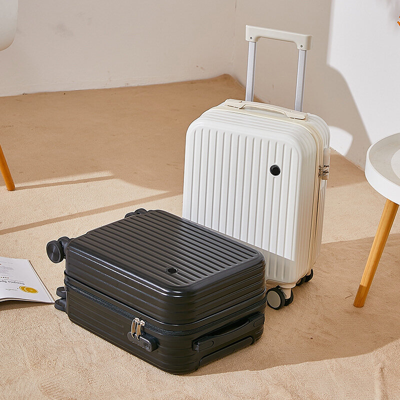18 Cal walizka podróżna wielofunkcyjna walizka torba na pokład wózek studencki na hasło torba na bagaż z uchwytem na kubek