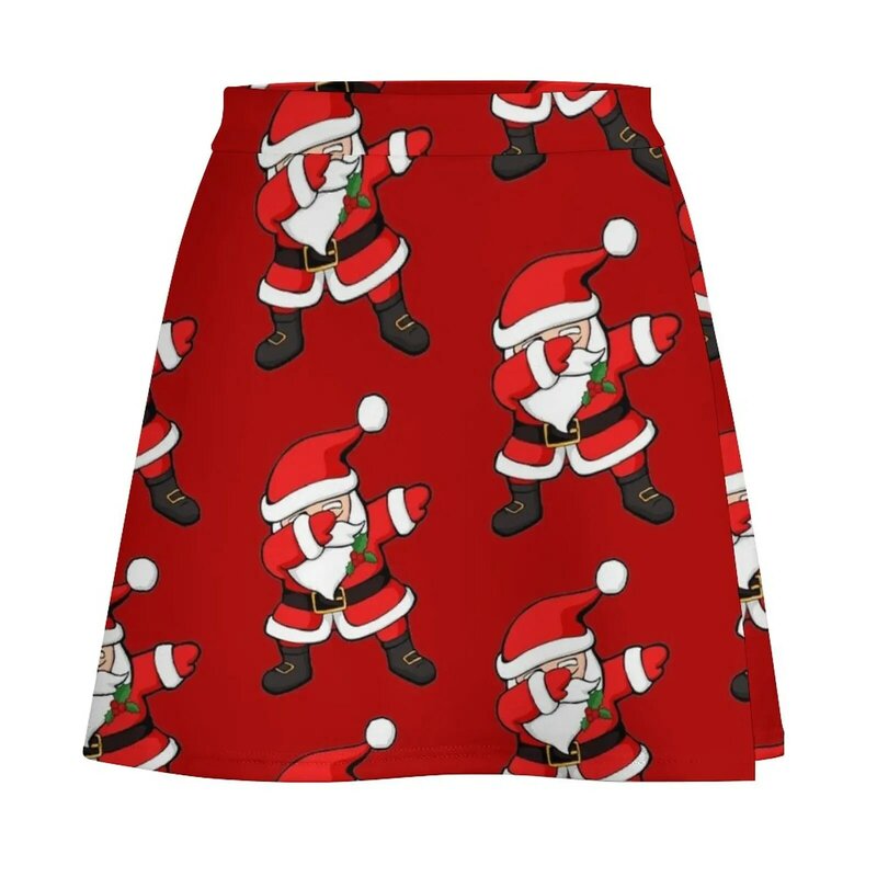 Dabbing Santa Claus Christmas Dab Mini Skirt Female skirt Korean clothing clothes