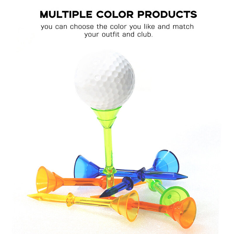 Plástico Golf Studs e soquetes, acessórios de golfe que são resistentes a Bater e não facilmente quebrado