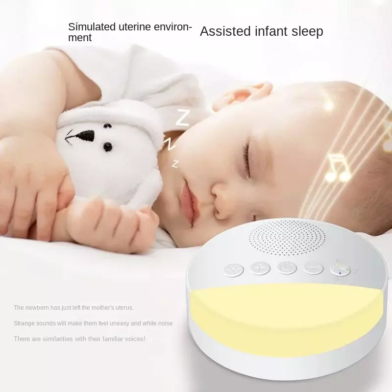 Portable Sleep Monitor Intelligent Timer Sleeper 5-second Gradual Breathing Lightweight Soothing Music Baby Sleeper