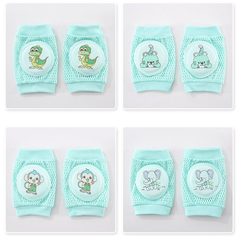 1Pair Toddler Knee Pads for Crawling Breathable Cotton Knee Knee Protect Pad
